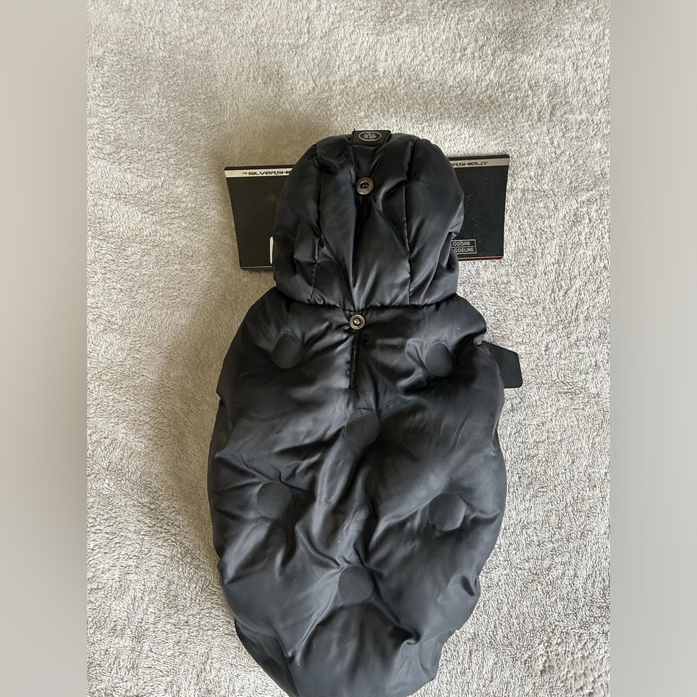 The Silver Shield Black Quilted Jacket
